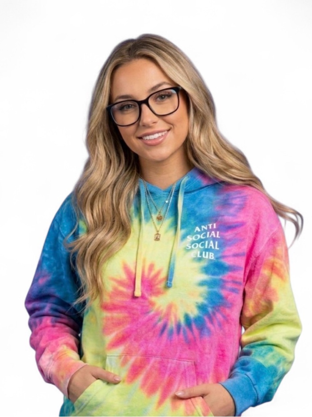Anti Social Social Club Women's Tie-Dye Hoodie - LIKE NEW RARE FIND ❤️‍🔥